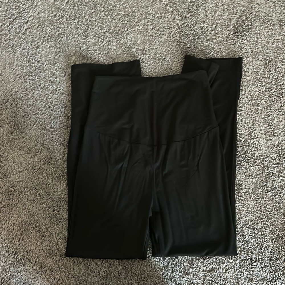 Wide Leg - Split Hem Leggings, Time and Tru, Size S (4-6)